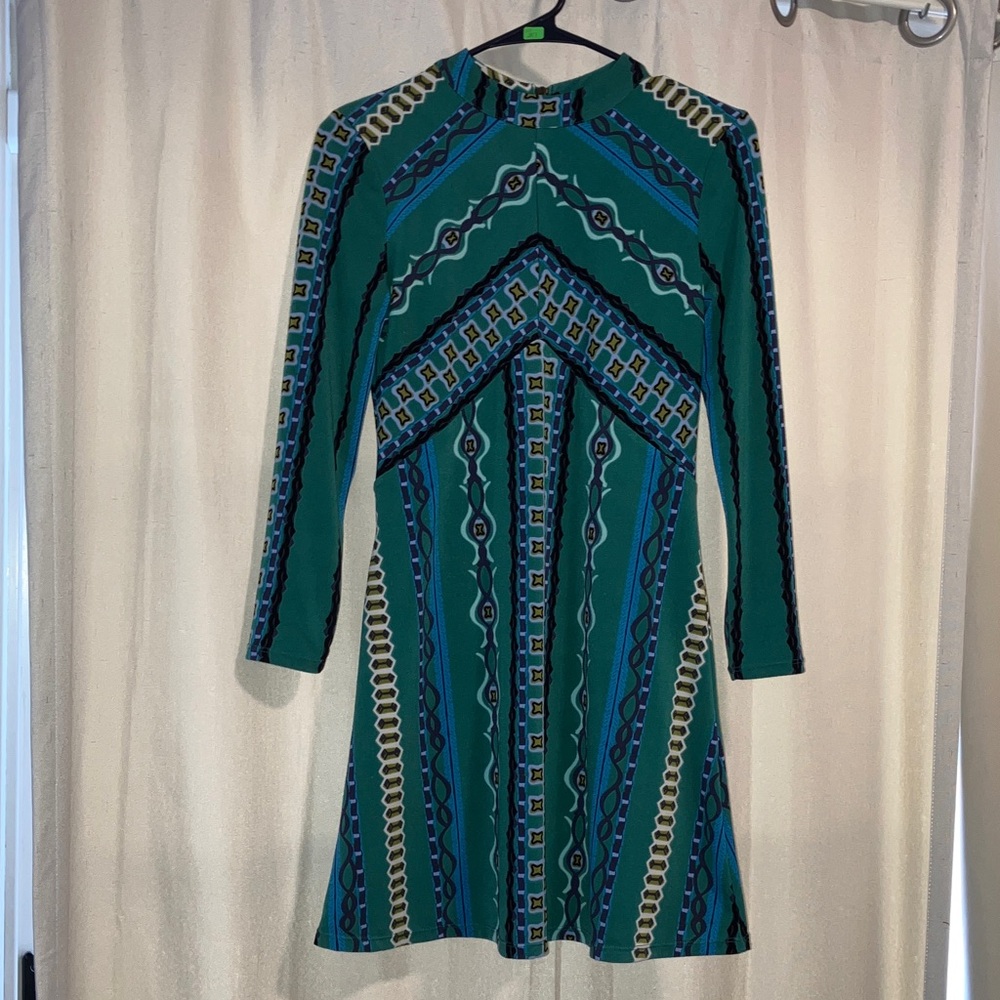 Free People Stella Tribal Mini Dress, XS - Picture 2 of 8